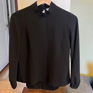 Babaton Aritzia Blouse Long Sleeve Black